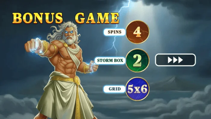Pots of Power: Zeus - Lightning Framesを備えたHold & Winの拡張された5×6グリッド